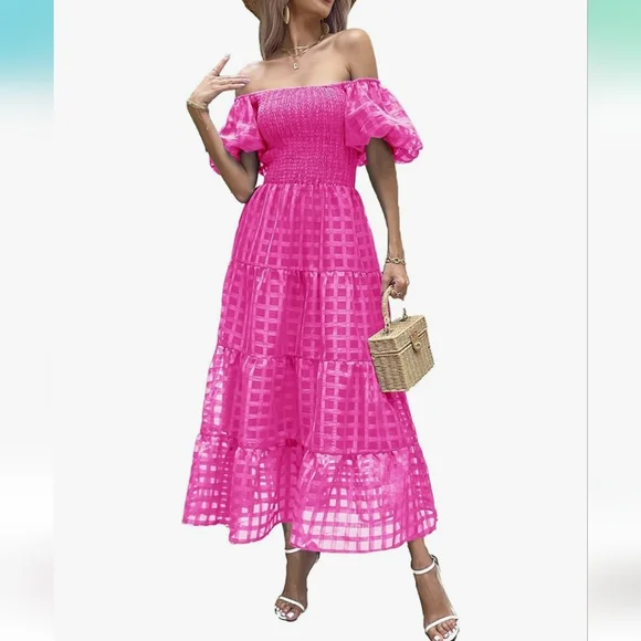 Pretty Garden Pink Maxi Dress - Picture 4 of 11